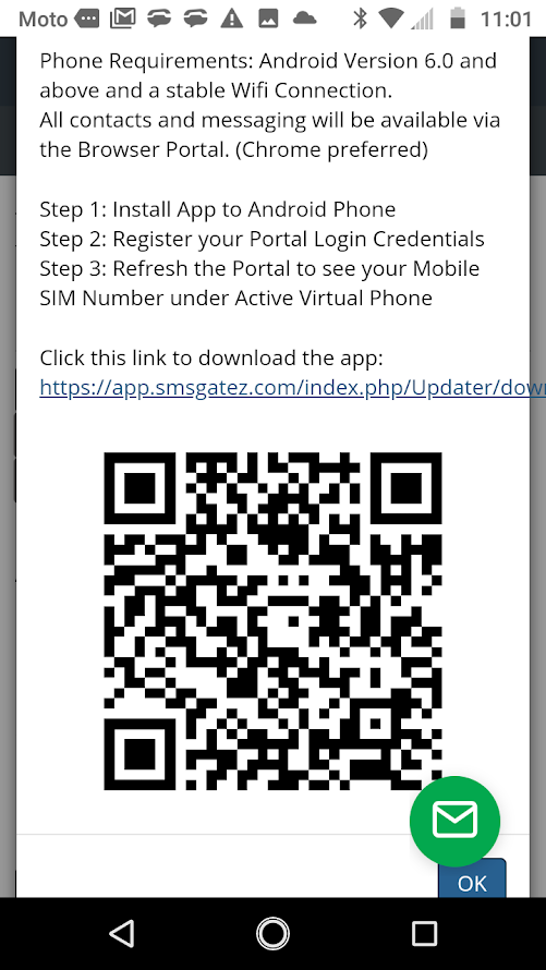 Steps to Download app with Qr Code
